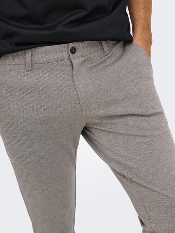 Only & Sons Slimfit Hose 'Mark' in Grau: Vorderseite