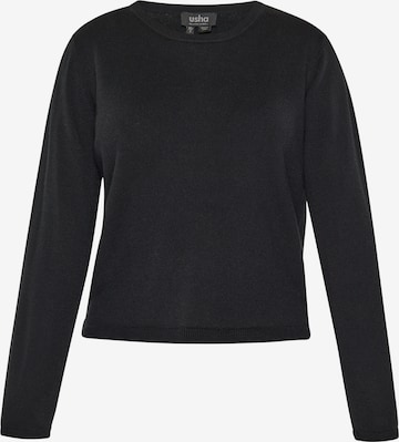 Pullover di usha BLACK LABEL in nero: frontale