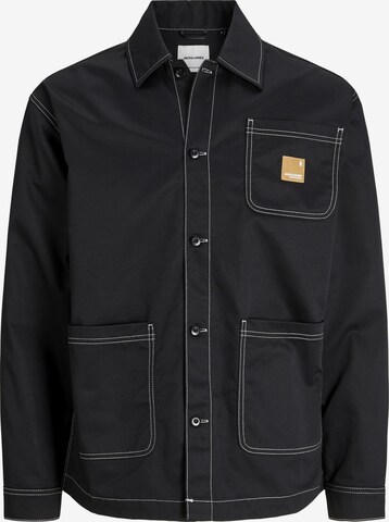 Veste mi-saison JACK & JONES en noir : devant