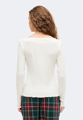 Hunkemöller Tričko na spaní – bílá