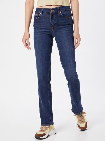 Regular Jeans de la 7 for all mankind pe albastru: față