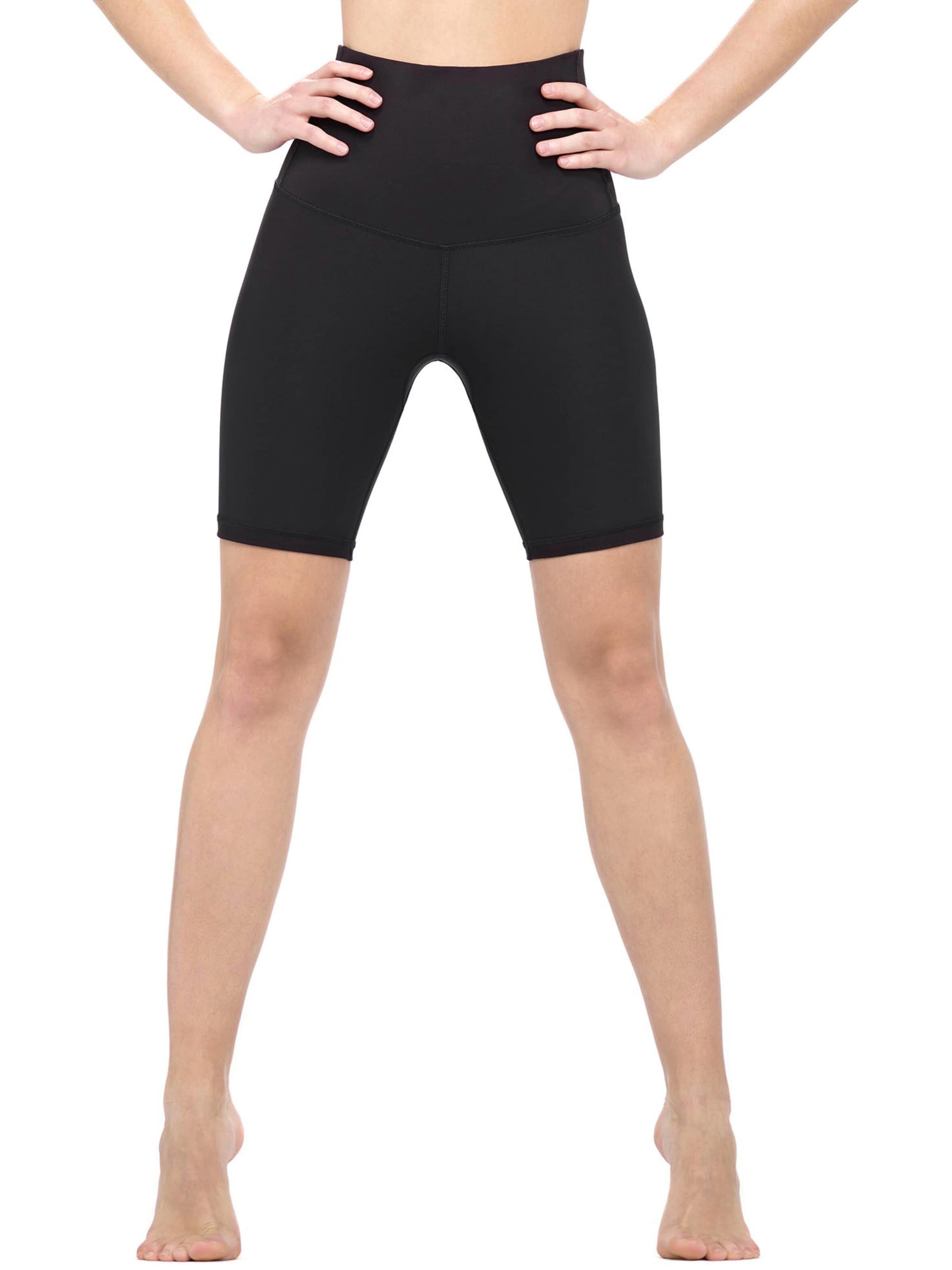 Winshape Slimfit Sporthose 'HWL412C' in Schwarz: Vorderseite