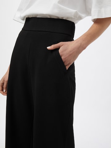 JDY Wide leg Broek 'Catia' in Zwart