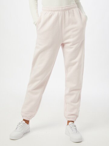 Comfort Studio by Catwalk Junkie Tapered Broek 'EASY GOING' in Lila: voorkant