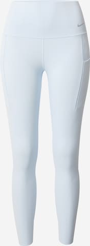 Skinny Pantaloni sport 'UNIVERSA' de la NIKE pe albastru: față