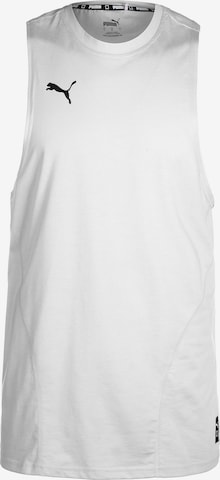 PUMA Performance Shirt in White: front