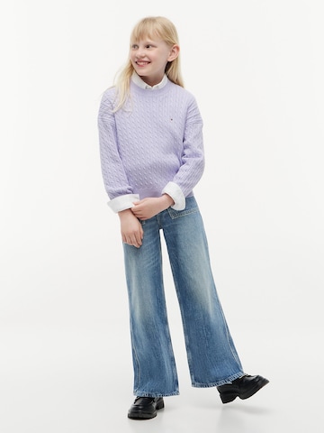 TOMMY HILFIGER Pullover in Lila
