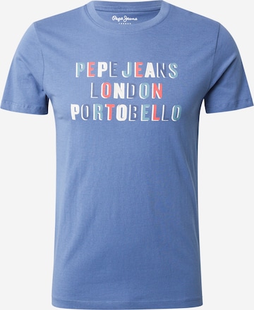 Pepe Jeans - Camisa 'ELSON' em azul: frente