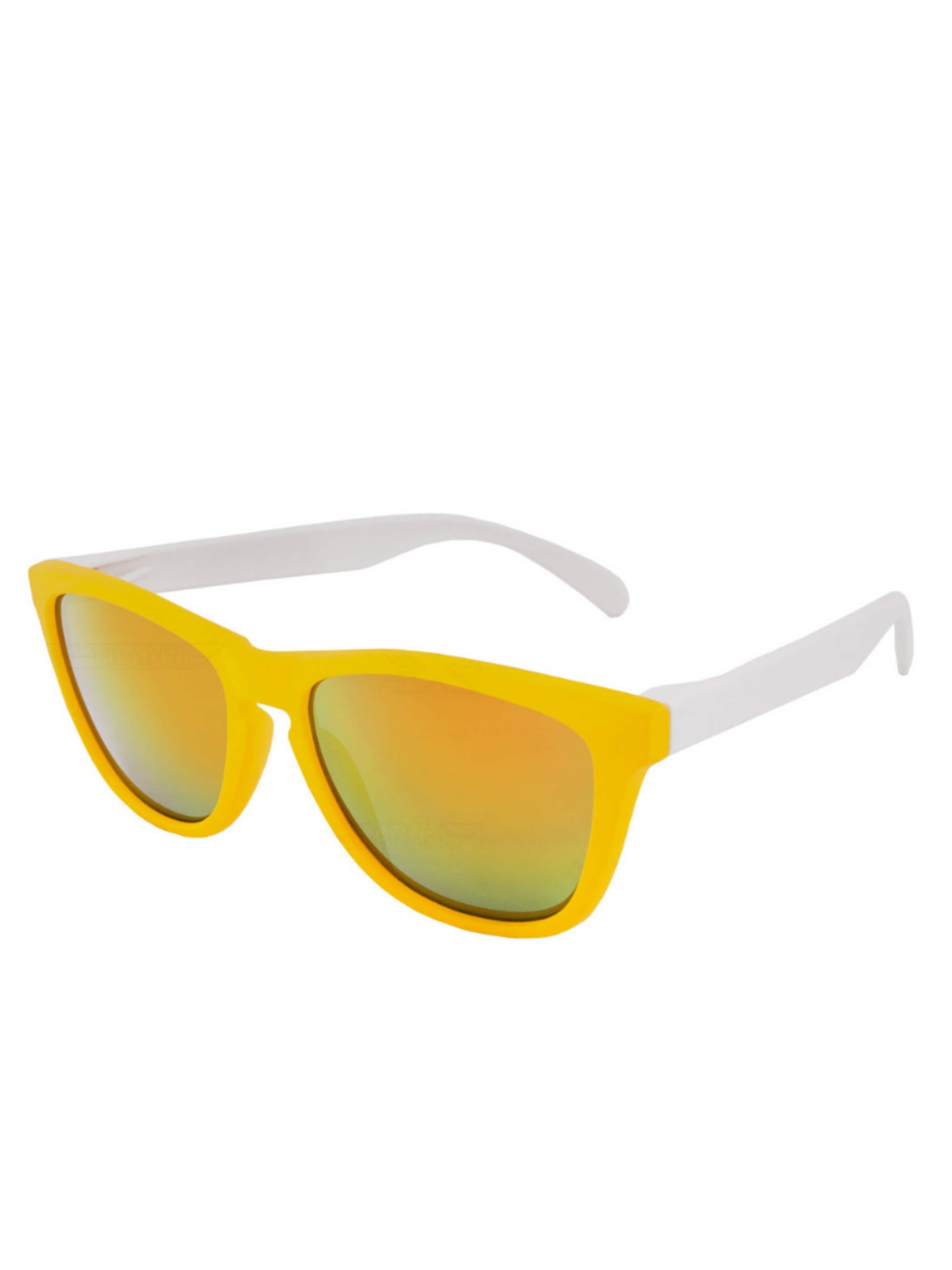 Lunettes de soleil 'Nerd Sonnenbrillen' VEYREY en jaune : devant