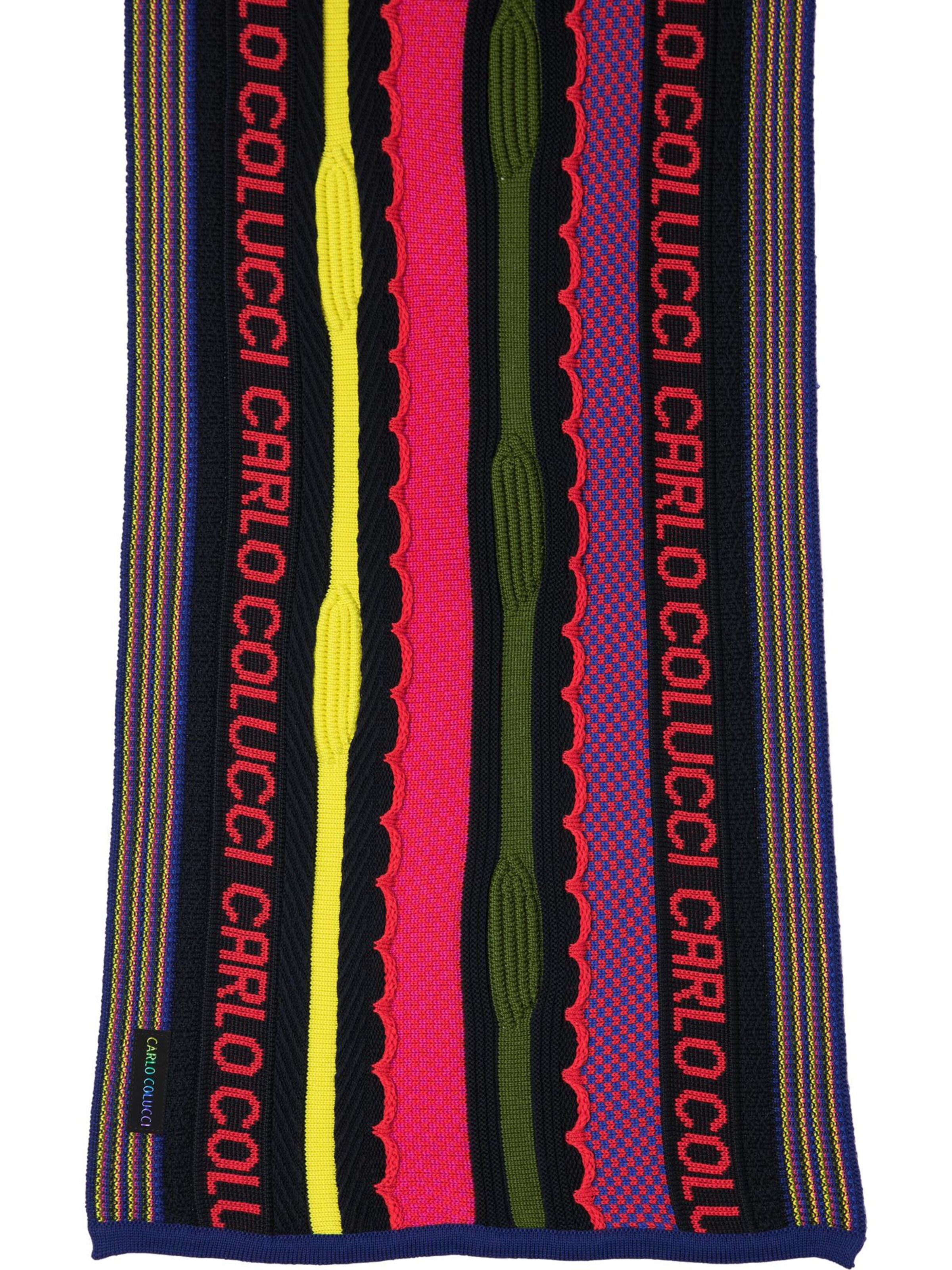 Carlo Colucci Sjaal in Blauw