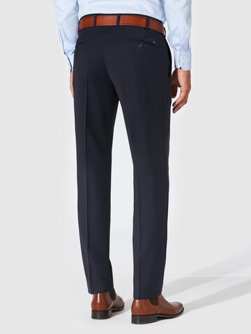 Hiltl Slim fit Pants 'Terni - B-DYnamic Wool' in Blue