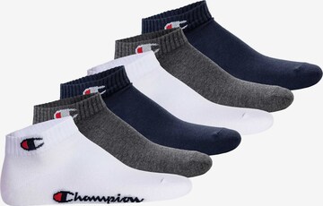 Champion Authentic Athletic Apparel Athletic Socks in Blue: front