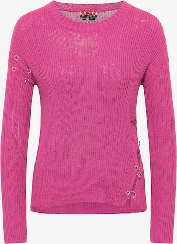 Pull-over myMo ROCKS en rose : devant