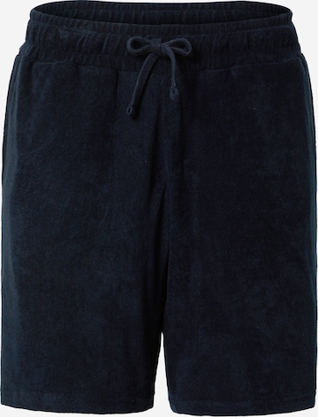 Regular Pantalon 'Terry' Revolution en bleu : devant