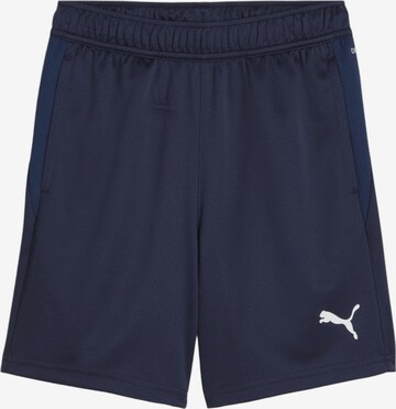 PUMA Workout Pants in Blue: front