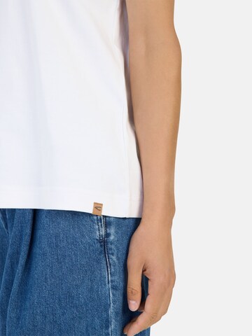 CAMEL ACTIVE T-Shirt aus Organic Cotton in Weiß