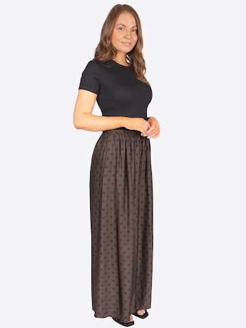 Wide Leg Pantalon 'Catarina' Seasons of April en marron