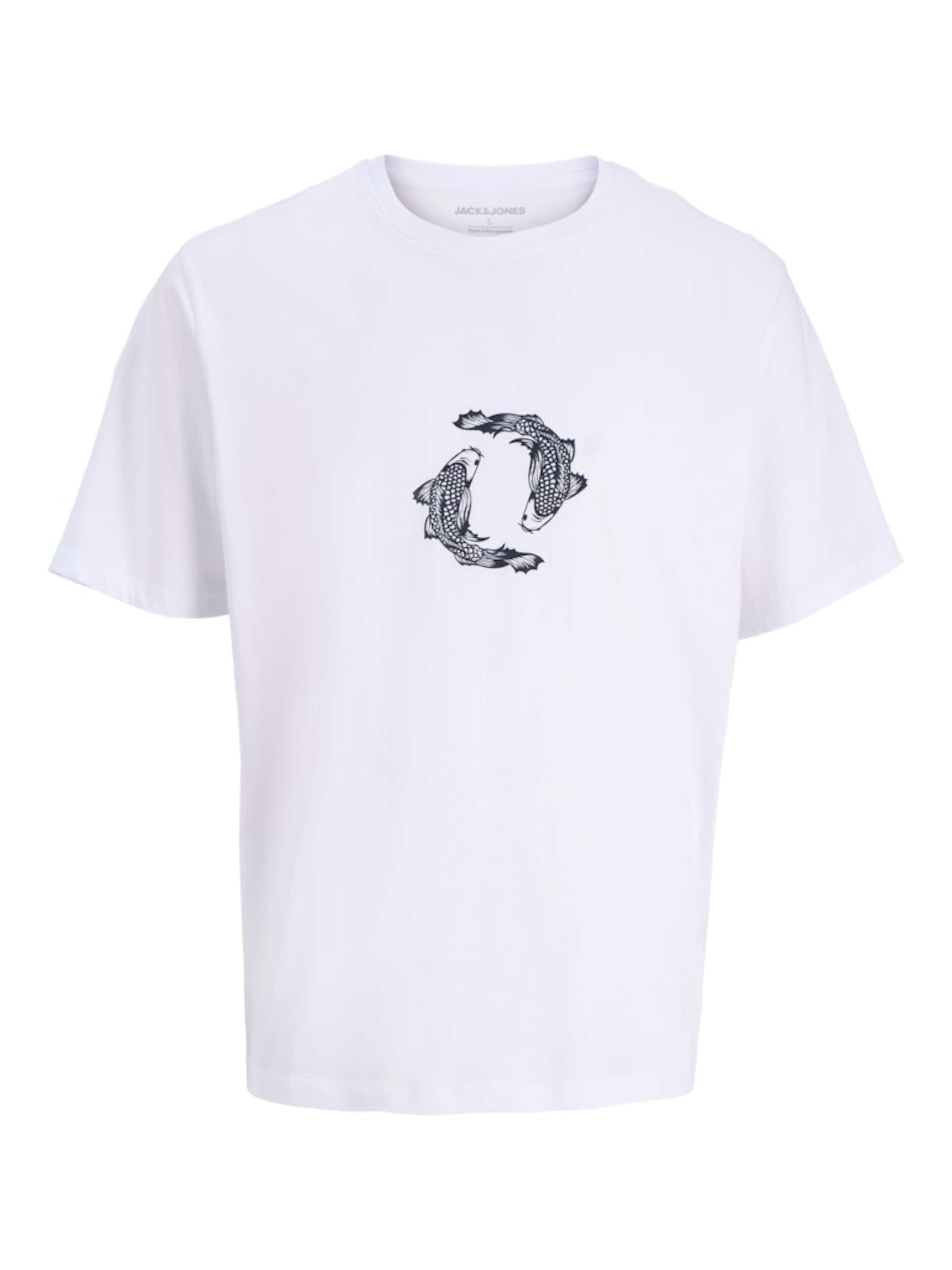 JACK & JONES Póló 'JJWOLFIE' - kék