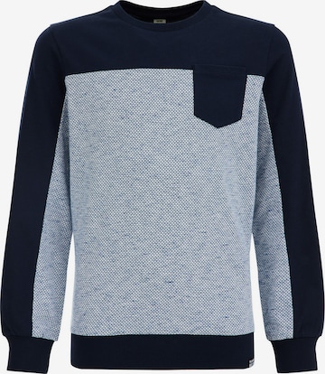 WE Fashion Sweatshirt in Blau: predná strana