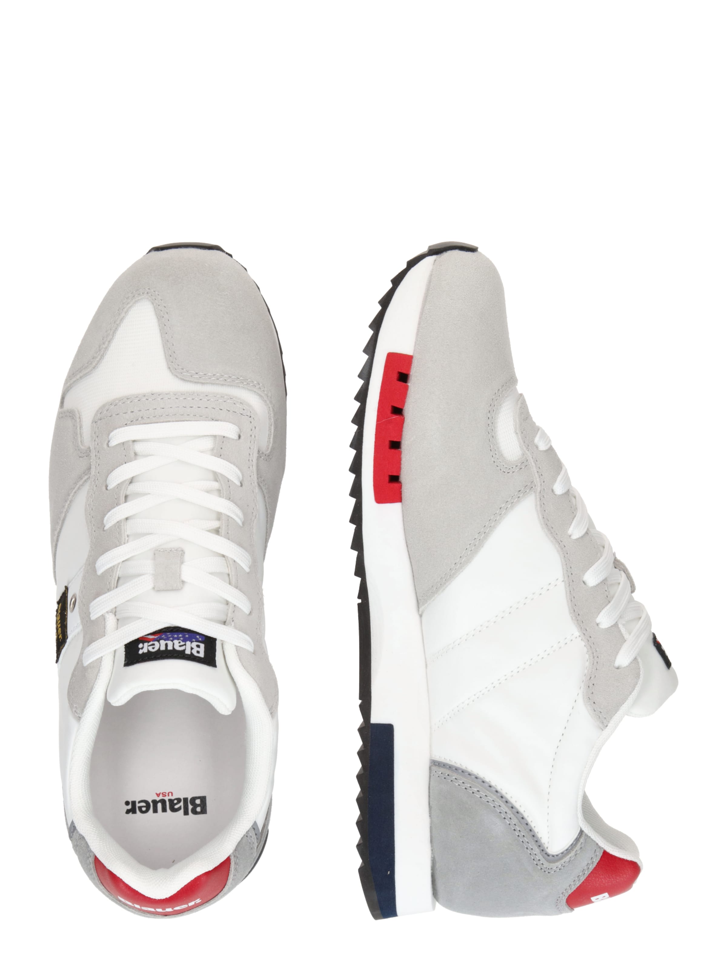 Baskets basses Blauer.USA en blanc