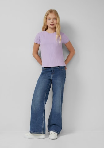 s.Oliver Shirt in Lila: voorkant