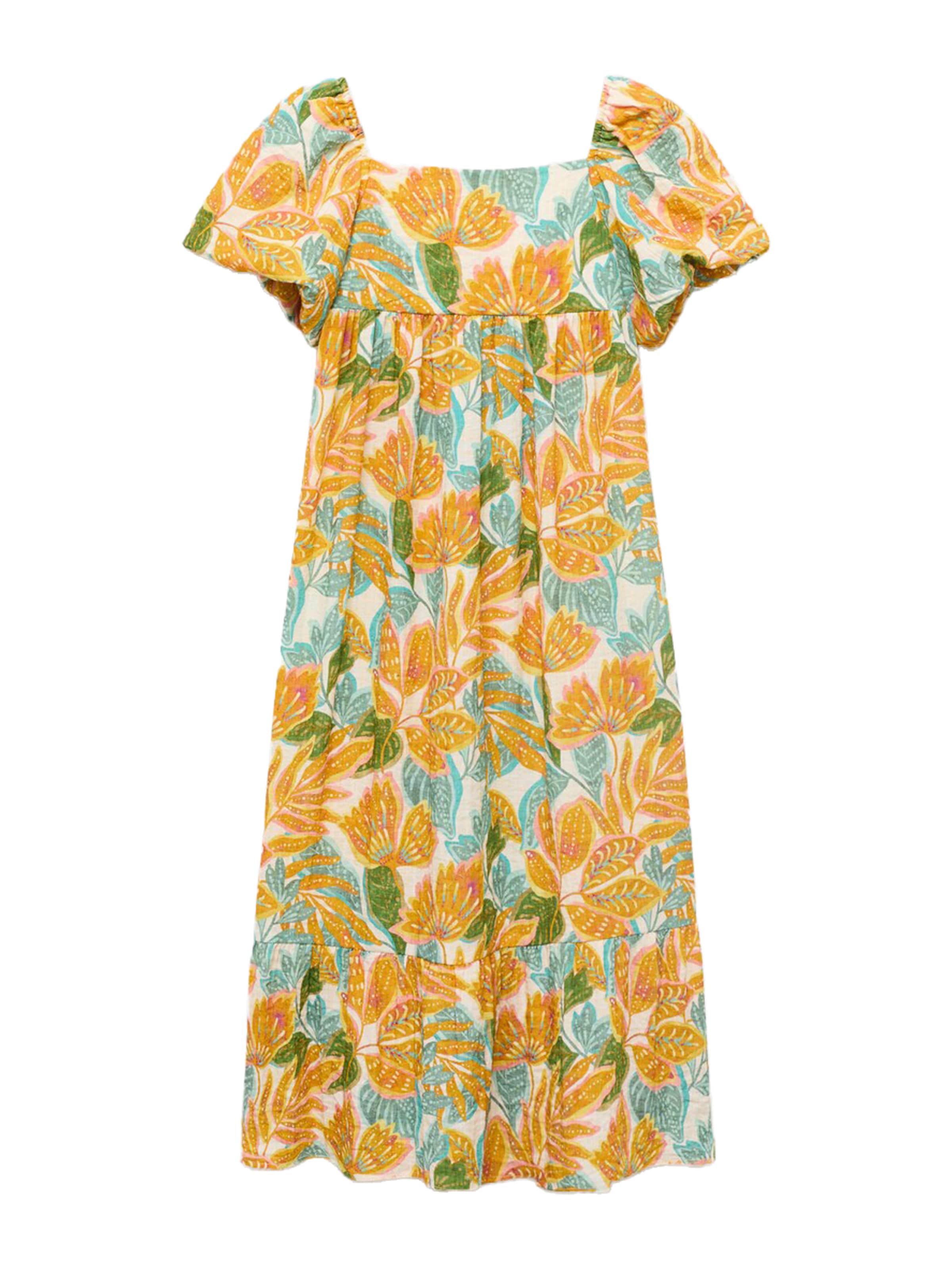 MANGO KIDS Klänning 'IPANEMA' i gul: framsida