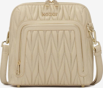 Kazar Crossbody bag in Beige: front