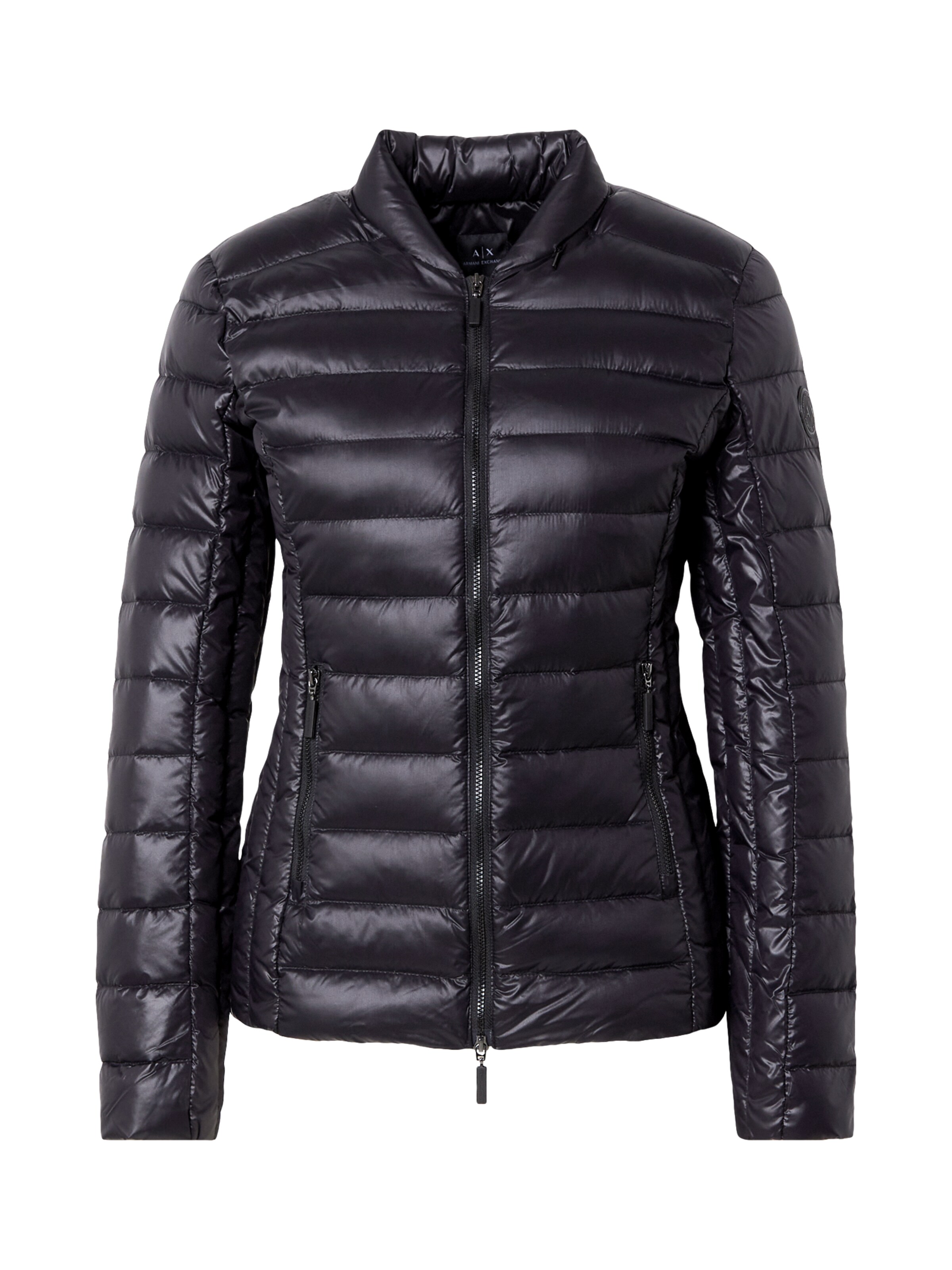 ARMANI EXCHANGE Kevad-sügisjope, värv must: eest vaates