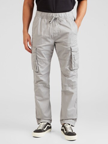 HOLLISTER Regular Cargo Pants in Grey: front