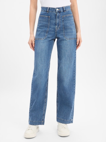Marie Lund Regular Jeans in Blau: Vorderseite