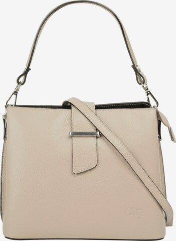 Cluty Handtasche in Beige: Vorderseite