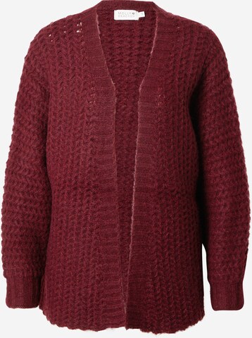 Molly BRACKEN Gebreid vest in Rood: voorkant