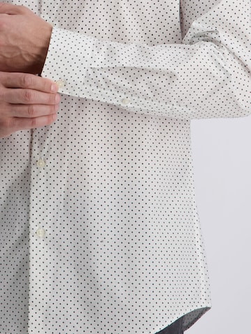 PIERRE CARDIN Regular fit Business shirt in White