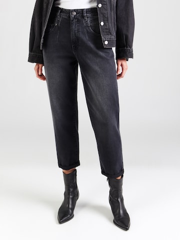 Herrlicher Tapered Jeans 'Brooke' in Black: front
