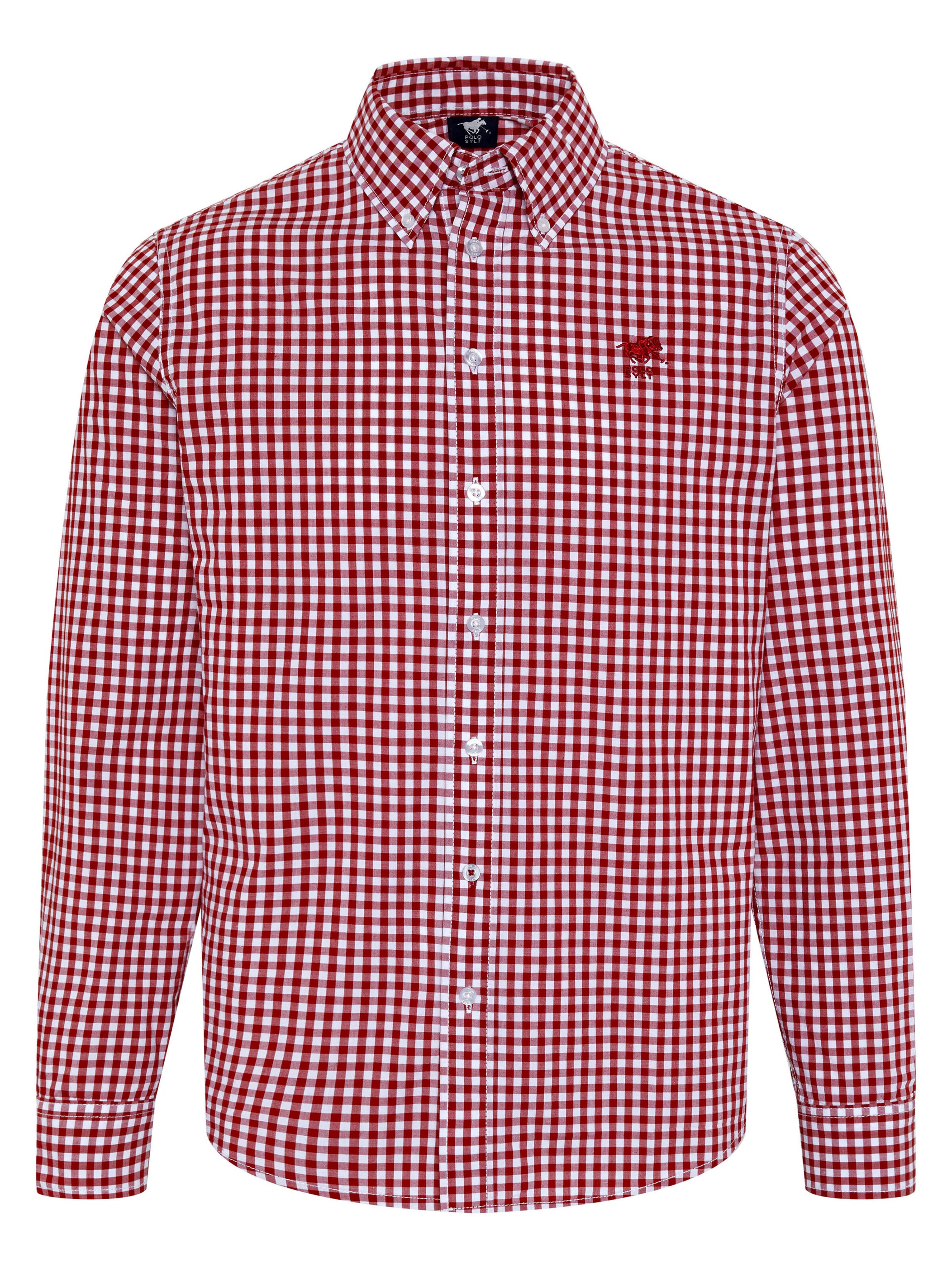 Polo Sylt Regular fit Button Up Shirt in Red: front