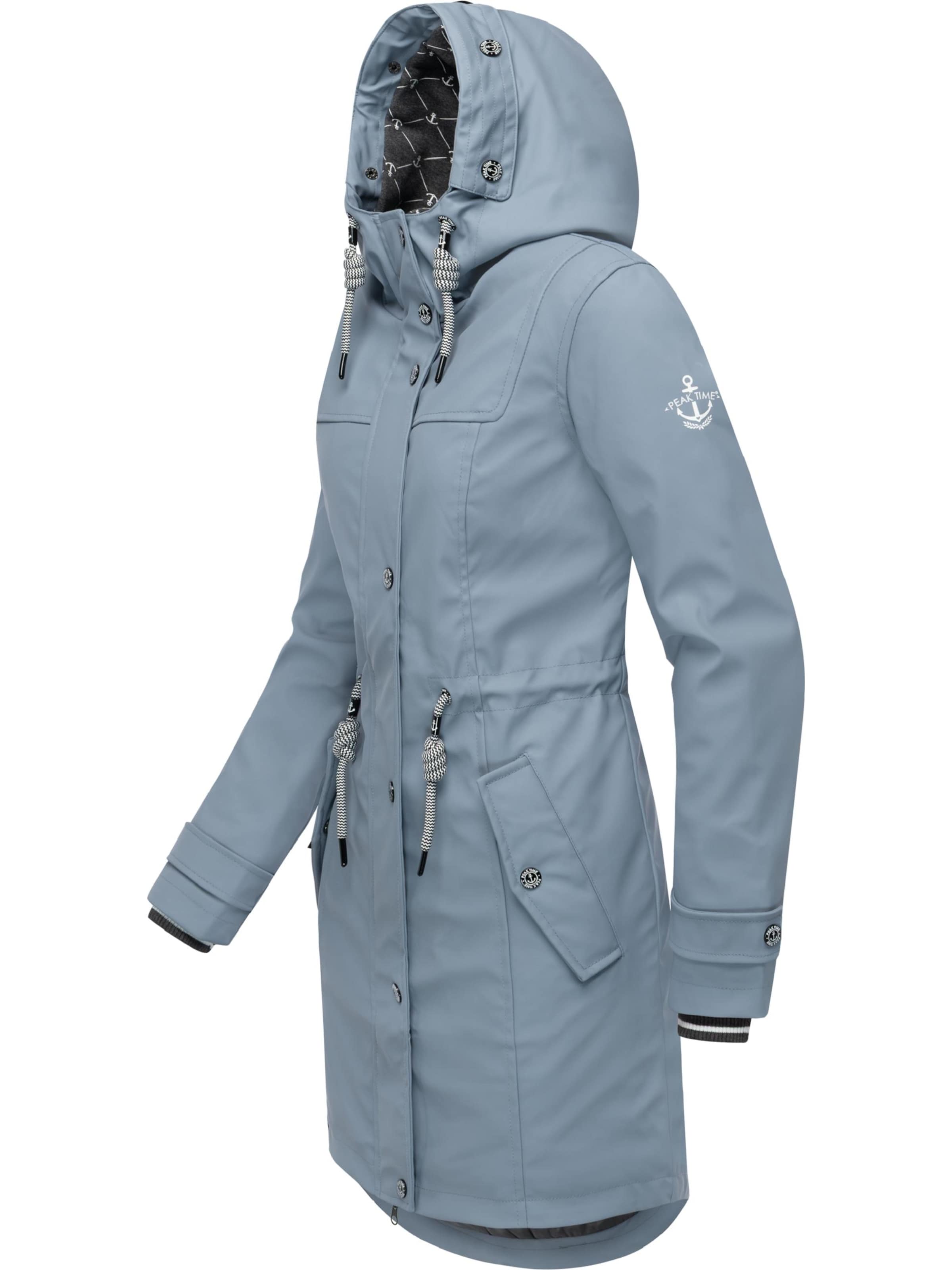 Peak Time Regenjacke 'L60042' in Blau
