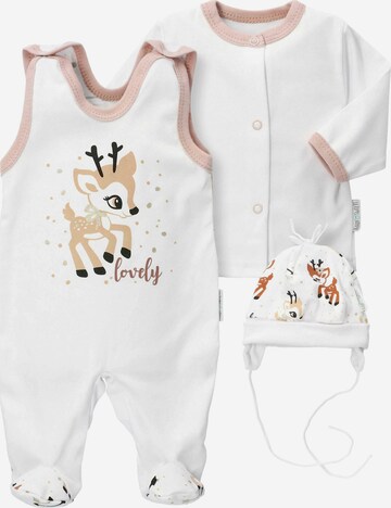 Baby Sweets Set ' Lovely Deer ' in Wit: voorkant