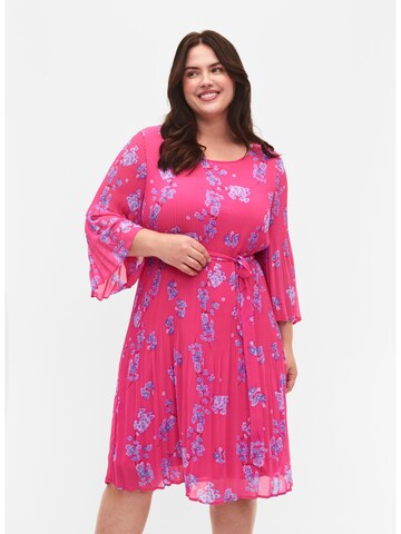 Zizzi - Vestido 'Cathrine' em rosa: frente