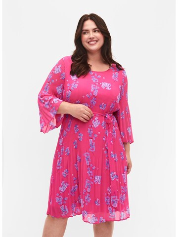 Zizzi Dress 'Cathrine' in Pink: front