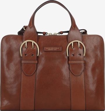 Sac d’ordinateur portable 'Elena' The Bridge en marron : devant