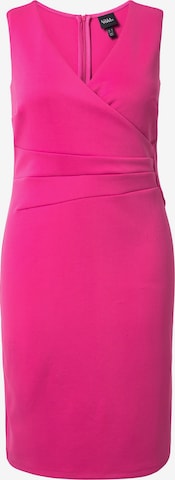 Robe Ulla Popken en rose : devant