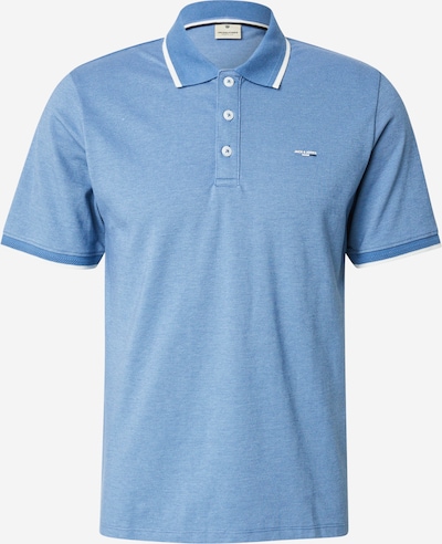 JACK & JONES Majica 'JPRBLUALVES' u plavi traper / bijela, Pregled proizvoda