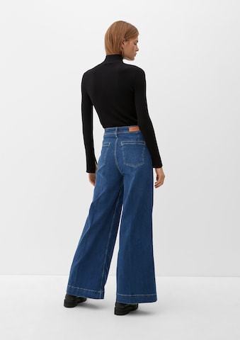 s.Oliver Wide Leg Jeans 'Suri' in Blau