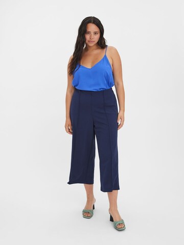 Vero Moda Curve Loosefit Kalhoty s puky – modrá