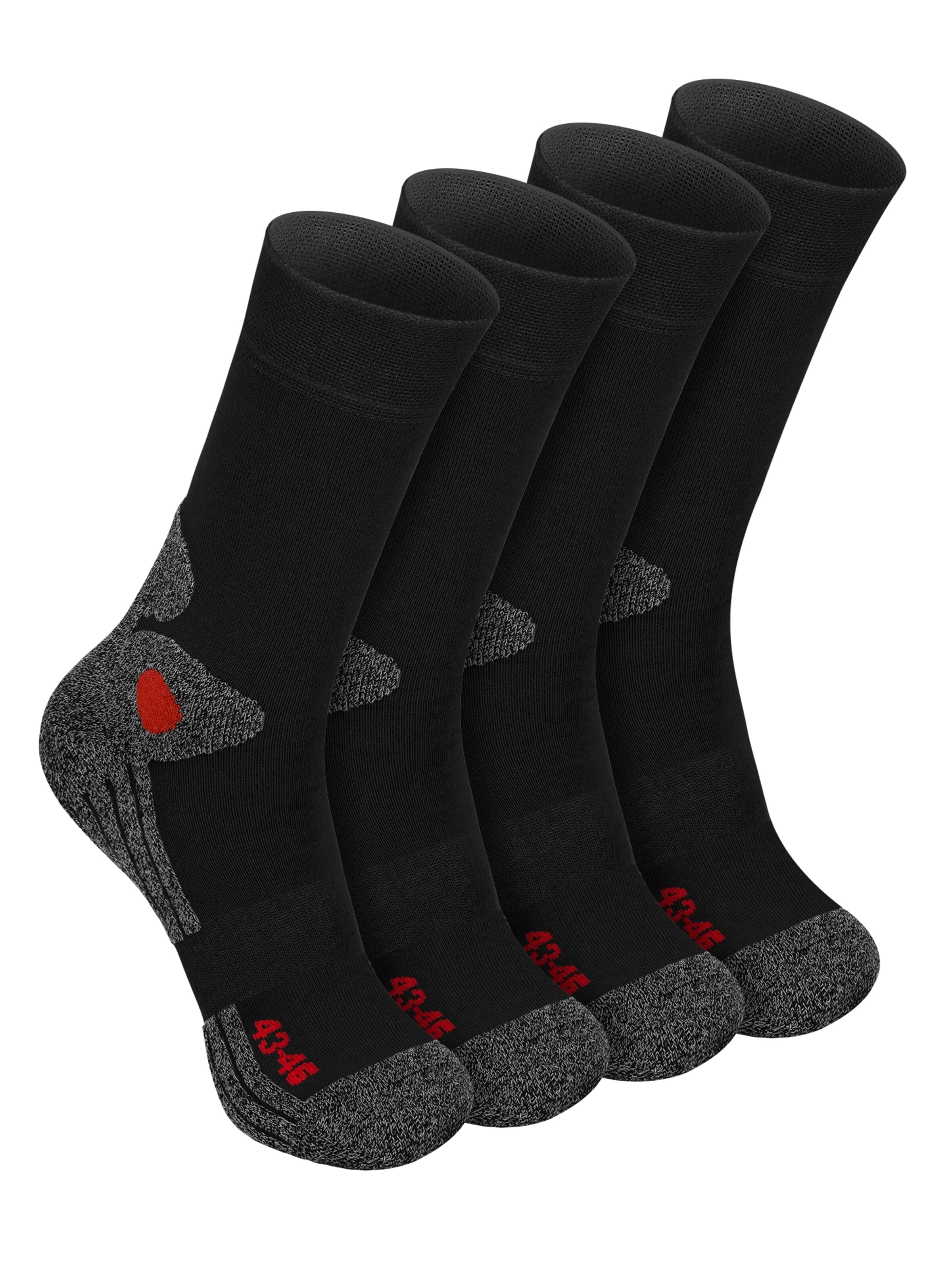 celodoro Athletic Socks 'Trekking Exclusive' in Black: front
