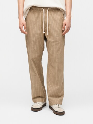 ruda Abercrombie & Fitch „Baggy“ Kelnės 'GETAWAY BEACHY': priekis