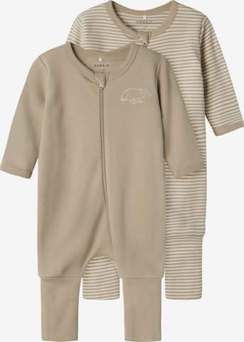 NAME IT Pajamas in Beige: front