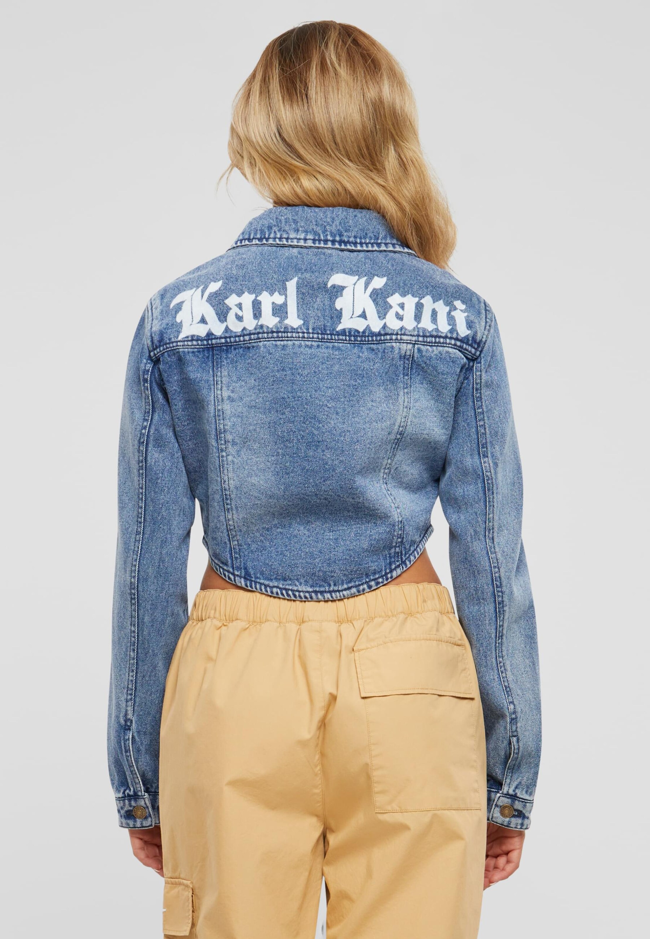 Veste mi saison Karl Kani en Bleu Denim ABOUT YOU