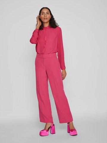 VILA Regular Pantalon 'Mya' in Roze