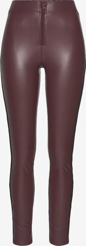 Skinny Leggings di LASCANA in rosso